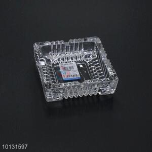 Exquisite Transparent Square Glass Ashtray