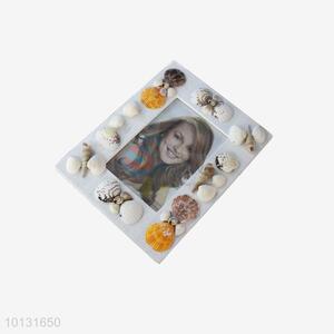 Natural shell princess girls photo frame