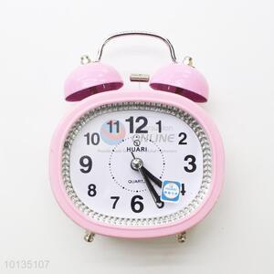 Popular Round Pink Alarm Clock