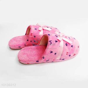 Promotional Wholesale Pink Household Warm Slipper