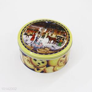 Wholesale Retro Style Tinplate Box Biscuit Tin Box Cookie Box