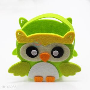 Green owl craft packet/non-woven bag