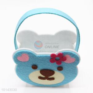 Blue bear shaped craft packet/non-woven bag