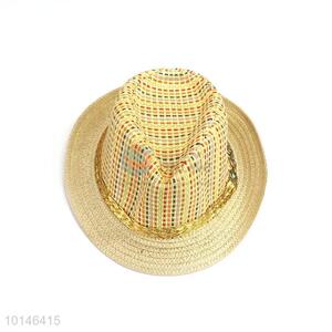 Wholesale Color Paper Straw Billycock Sun Hat