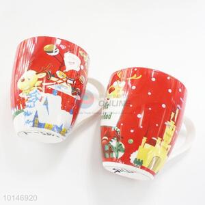 Hot sale ceramic cups for Christmas