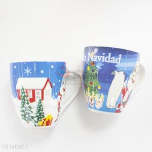 New design Christmas ceramic tea/water cups