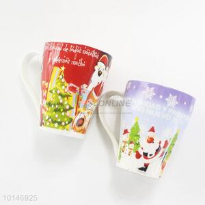 Household ceramic cups for Christmas