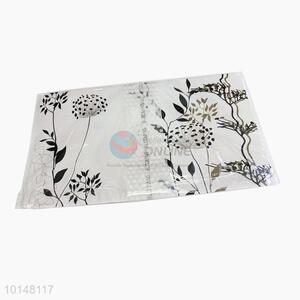 Fancy gray flower printing placemat table mat