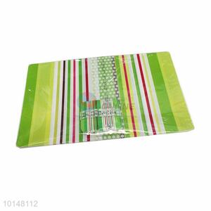 Fashion striped pattern restaurant table placemats