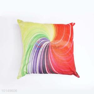 Decorative Spin Hemp Threads Printing Square Pillow