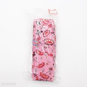 Wholesale promotional flower printed pencil case