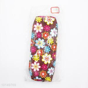 Factory price flower printed pencil bags