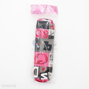 Stylish letter&figure printed pencil case