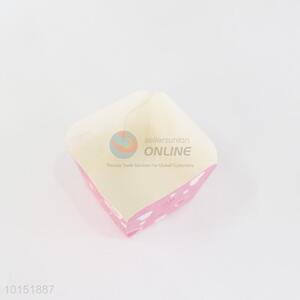 Low price customized heart printed square paper cakecup cups