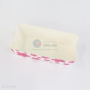 China supply rectangular paper cakecup cups wholesale