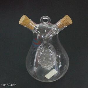 Creative Cute Shaped Glass Kitchen Oil and Vinegar Condiment Bottles/Glass Seasoning Bottle Set