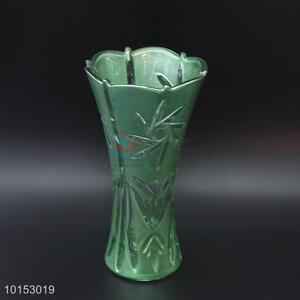 Delicate modern colored glass flower vase