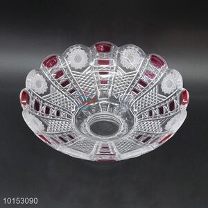 Nice design glass fruit plate/salad bowl