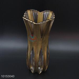 Best selling modern colored glass flower vase