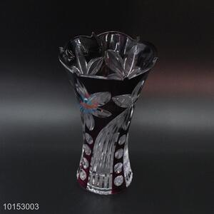 Factory wholesale colored glass flower vase