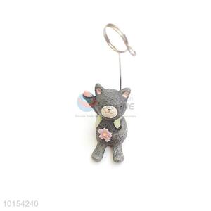 Mini Bear Shape Resin Craftwork Card Holder