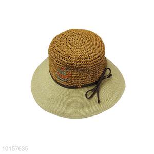 Fashion Summer Beach Decoration Paper Hat For Lady