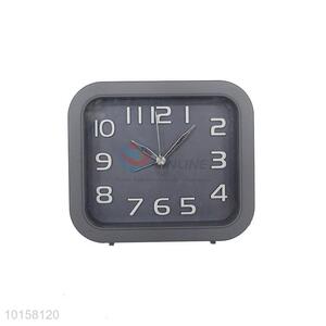 Simple Utility Black Plastic Student Desk Clock For Wholesale