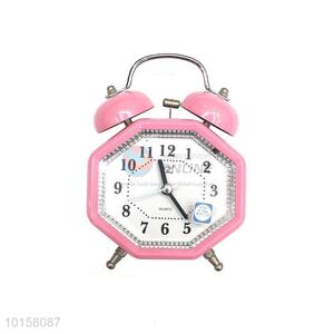 Wholesale Modern Style Pink Desk Alarm Clock For Sale