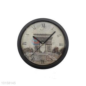 Cheap Price Gift Promotion Decorative Round Plastic Wall Clock