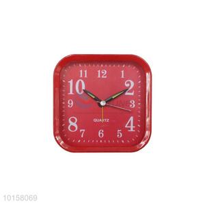 Factory Price Plastic Personalized Red Desk Alarm Clock