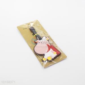 Cheap price calf shaped pvc luggage tag