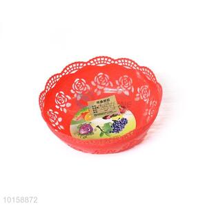 Fashion Round Household Plastic Storage Basket