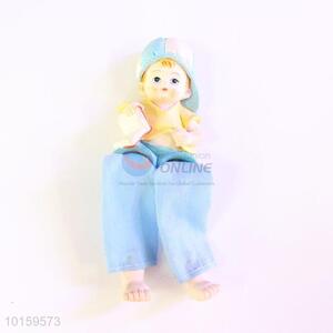 Creative Design Resin Boy Doll/Resin Crafts with Book for Home Decoration