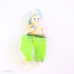 Top Selling Resin Boy Doll/Resin Crafts with Ball for Home Decoration