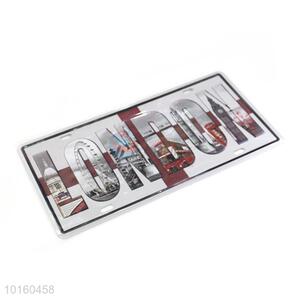 Fashion Iron Sheet Decorative Painting Wall Sign