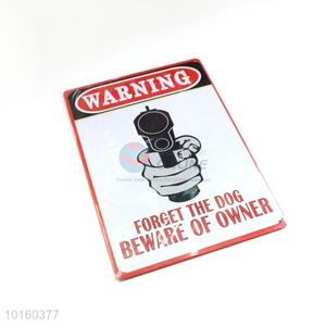 Creative Warning Signs Iron Decorative Crafts