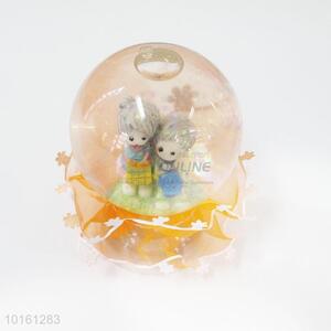 Wedding souvenir glass snow water globes