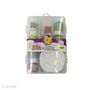 Hot Wholesale Fabric Colours Paint Set With Brush