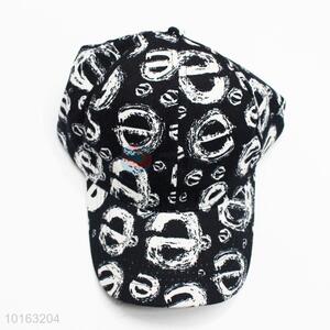 Letter pattern polyester snapback cap/peaked cap