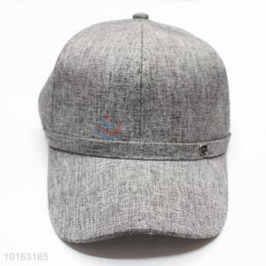 Hot sale grey canvas snapback cap/peaked cap