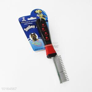 Black Handle Pet Brush Puppy Grooming Tool