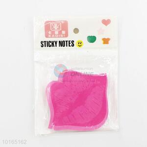 Lips Shaped Paper Sticker Post It Notepad Office Supplies