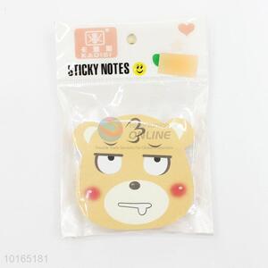 Top quality Cute Bear Shaped Sticky Notes School Supplies