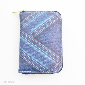 Fashion jean pattern clutch bag wallets