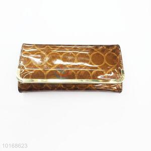 Luxury pu golden pu evening bag wallet for women