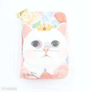 Cheap Young Girl Cat Pattern Wallet Clutch Bag