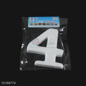 Factory Direct Number 4 Shaped Foam DIY Crafts for Kids