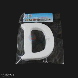 Factory Direct Christmas Supplies Foam Craft in Letter D Shape