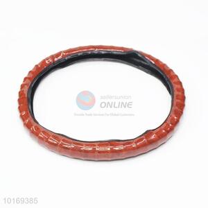 3D mirror-surface pu car steering wheel cover