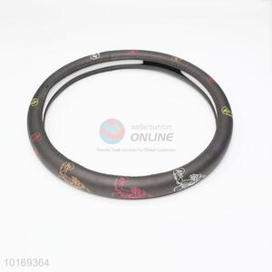 Scorpion Printed Leather Car Steering Wheel Cover